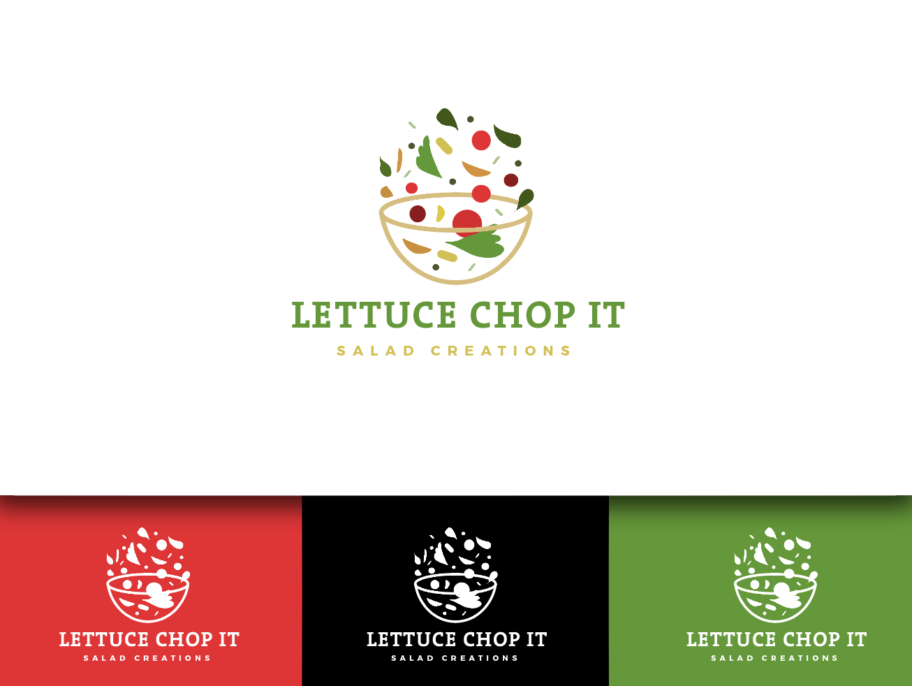 Lettuce Logo - Bold, Modern, Fast Food Restaurant Logo Design for Lettuce Chop It ...