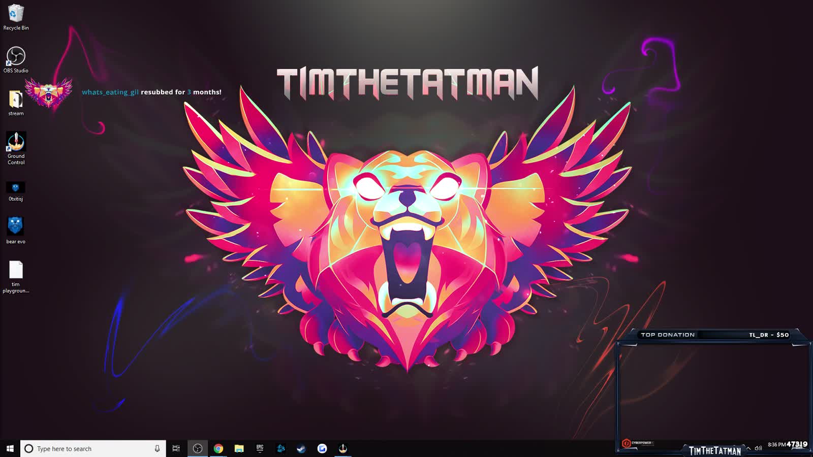 Timthetatman Logo - TimTheTatman - WELCOME TO THE STREAM - Twitch