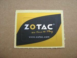 Zotac Logo - Details about ZOTAC ITS TIME TO PLAY OEM LOGO PC CASE STICKER DECAL GAMING  GRAPHICS NEW