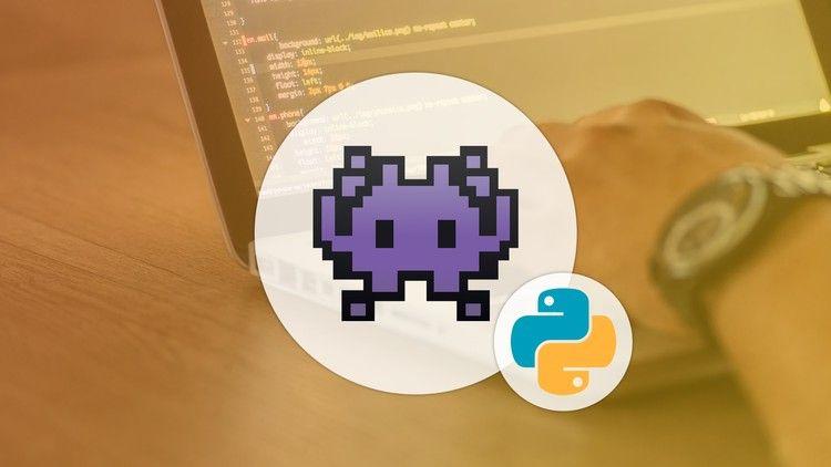 Pygame Logo - Python Game Development - Create a Tetris with PyGame | Udemy