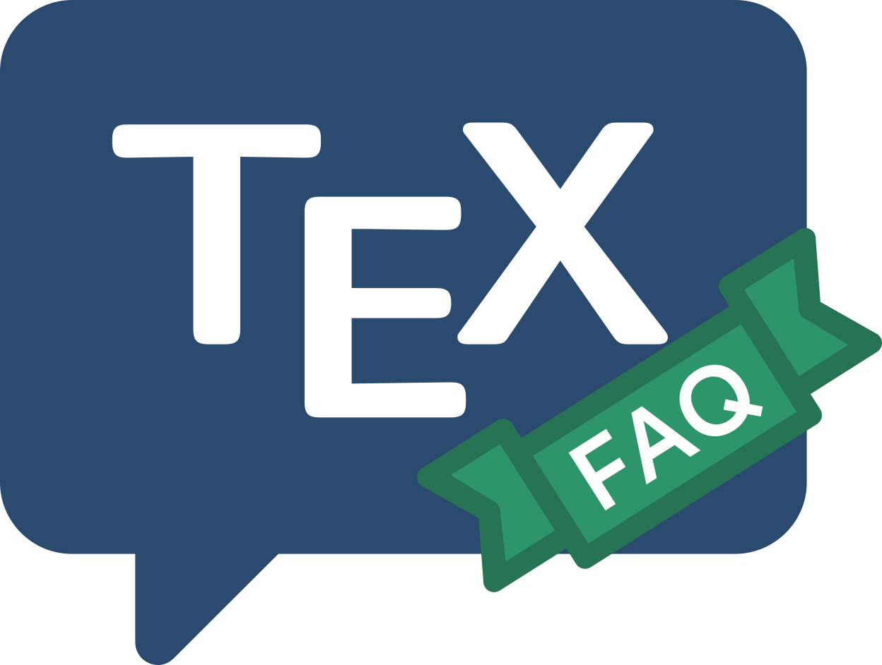 FAQ Logo - Typesetting all those TeX-related logos | The TeX FAQ
