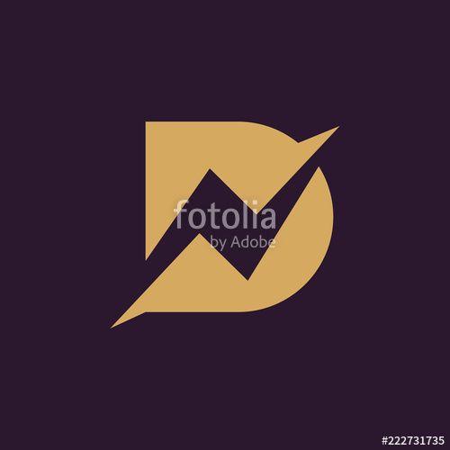 DN Logo - Letter DN Logo Stock Image And Royalty Free Vector Files On Fotolia