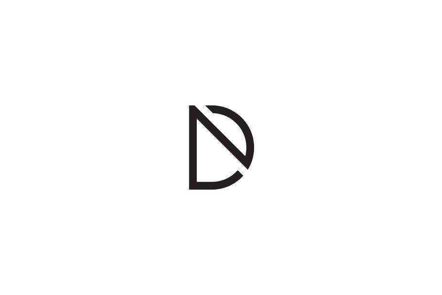ND Logo - D Line / ND / DN Monogram Logo