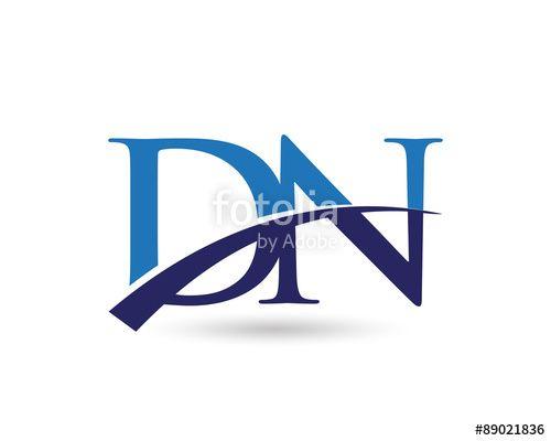 DN Logo - DN Logo Letter Swoosh Stock Image And Royalty Free Vector Files