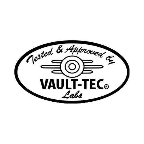 Tec Logo - Vault Tec Logo Vinyl Decal Sticker
