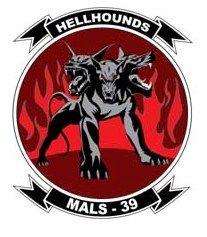 Hellhound Logo - Marine Aviation Logistics Squadron 39