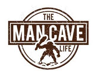 Cave Logo - The Man Cave Life logo design - 48HoursLogo.com