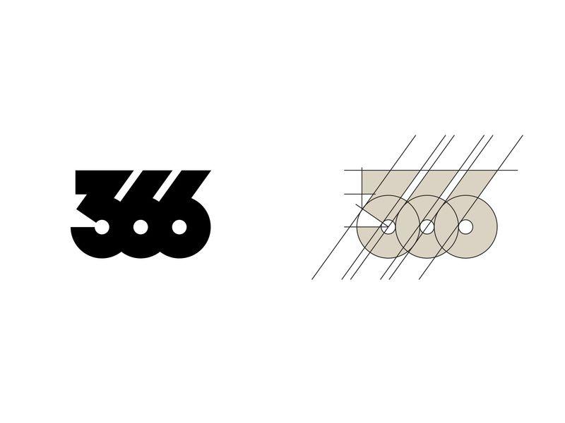 String Logo - 366 Co-Working Space Logo by Sherif Eid on Dribbble