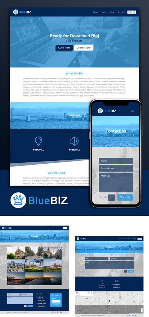BlueBiz Logo - Blue Biz – my first Divi Child Theme | Divi Theme Help & Tutorials