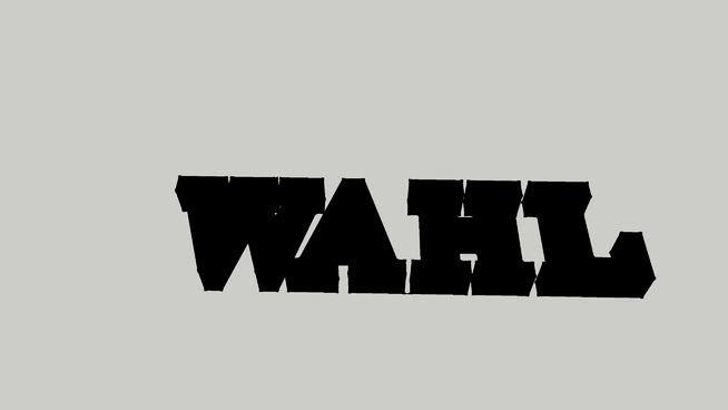 Wahl Logo - Fiskex Wahl Logo | 3D Warehouse