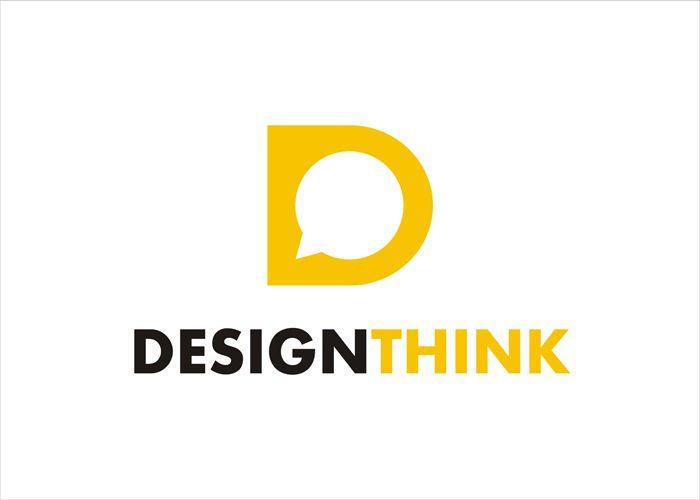 Thought Logo - The Design Think logo is very sucessful in two diffrent colors .The