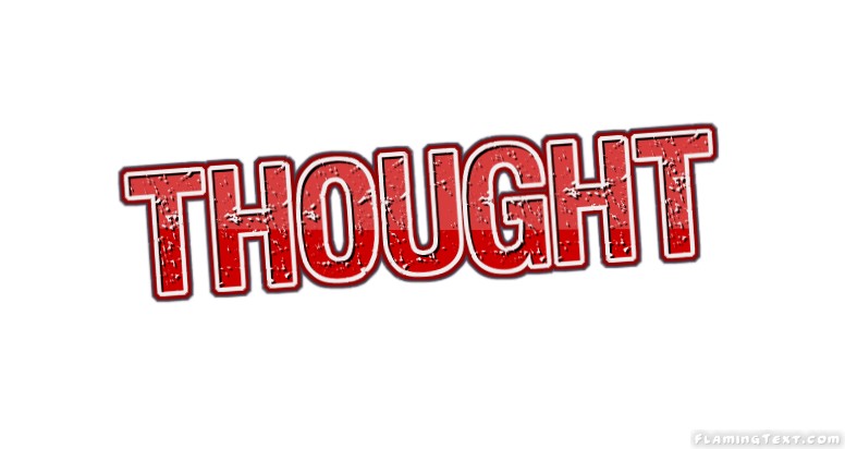 Thought Logo - thought Logo | Free Logo Design Tool from Flaming Text