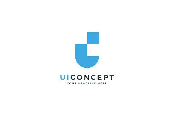 UI Logo - Ui Concept U I Letter Logo Template