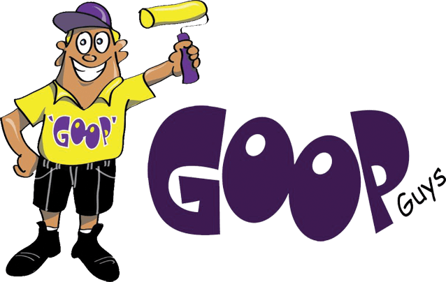 Goop Logo - Goop Guys renowned temporary paint on peel off peelable