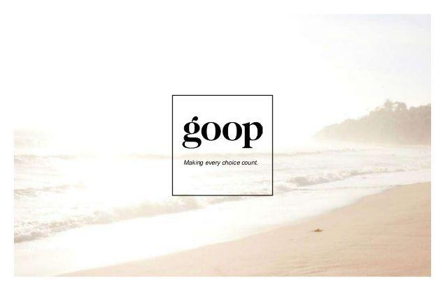 Goop Logo - Evan Moore