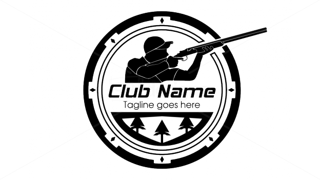 Shooting Logo - nice featuring of a person in the logo | Gun Club Logo Design ...