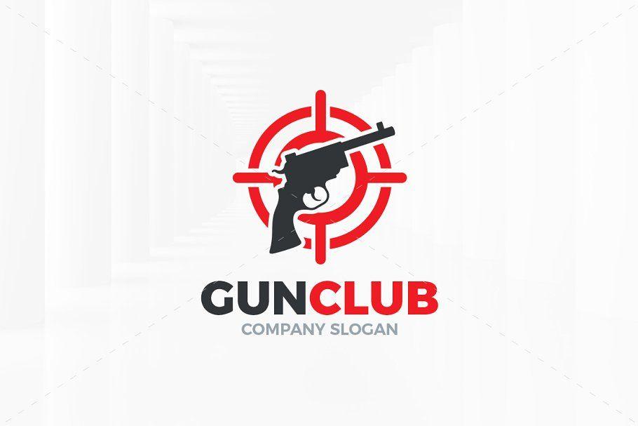 Shooting Logo - Gun Club Logo Template ~ Logo Templates ~ Creative Market