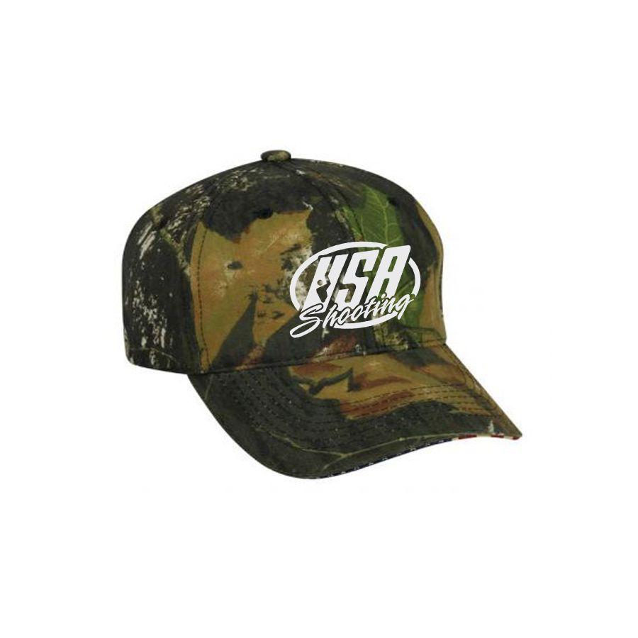 Shooting Logo - USA Shooting Logo Camo Hat