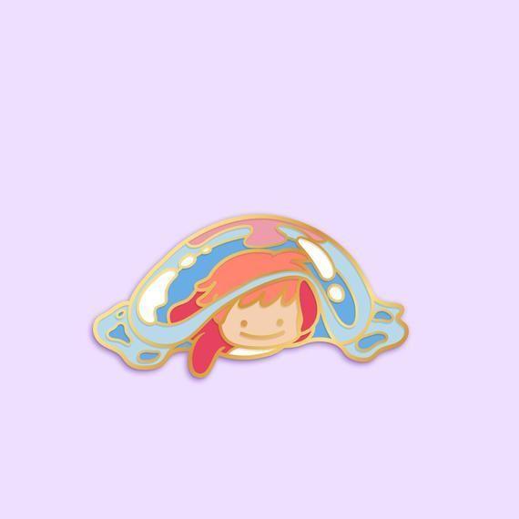 Ponyo Logo - FISH PONYO Ditto x Anime Movie Enamel Pin [Studio Ghibli Ponyo on ...