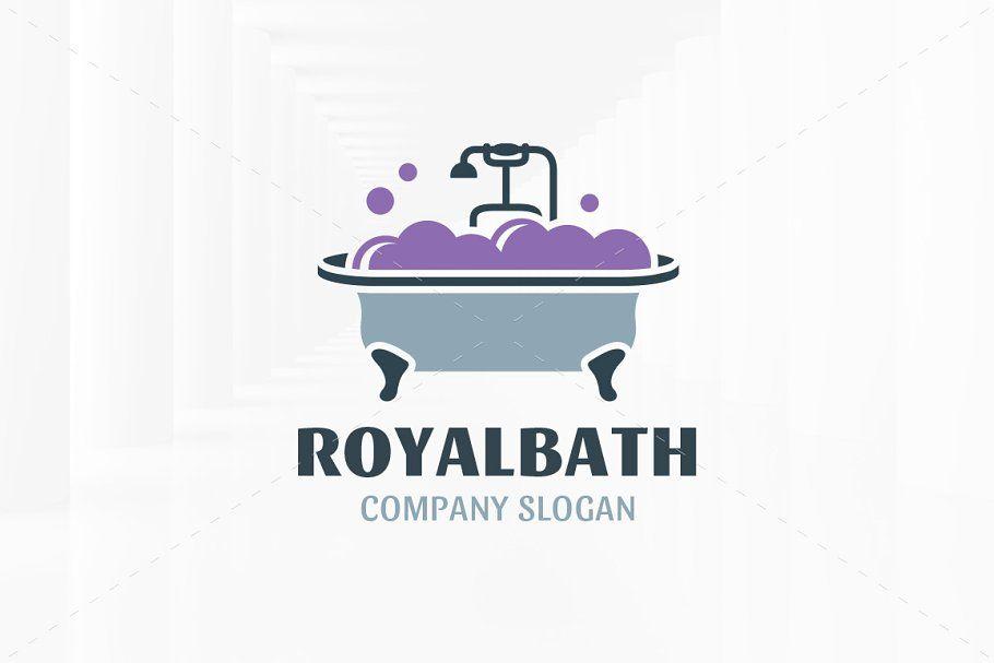 Bath Logo - Royal Bath Logo Template Logo Templates Creative Market