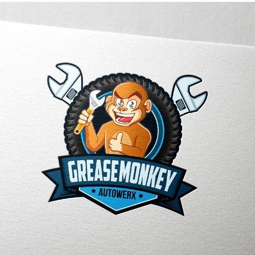 Greasemonkey Logo - GREASE MONKEY @ WORK!!!!! | Logo design contest