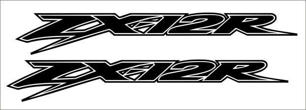 ZX12 Logo - All Out Graphics ZX12-R Decals Banner