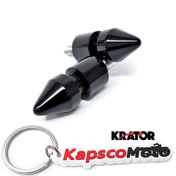 ZX12 Logo - Krator KAWASAKI ZX6 ZX9 ZX10 ZX12 ZX14 SPIKE SWINGARM SPOOLS FRAME SLIDERS  + KapscoMoto Keychain...