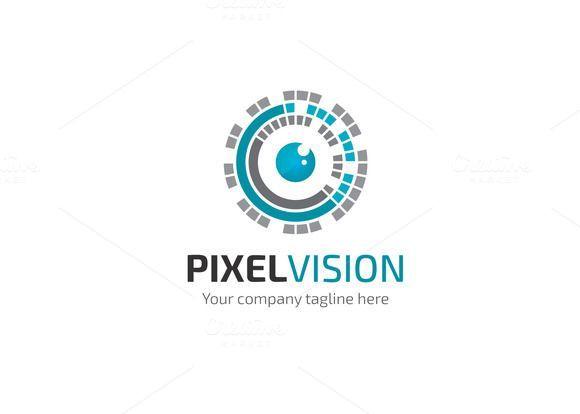 Vision Logo - Pixel Vision Logo by @Graphicsauthor | logo Design | Pinterest ...