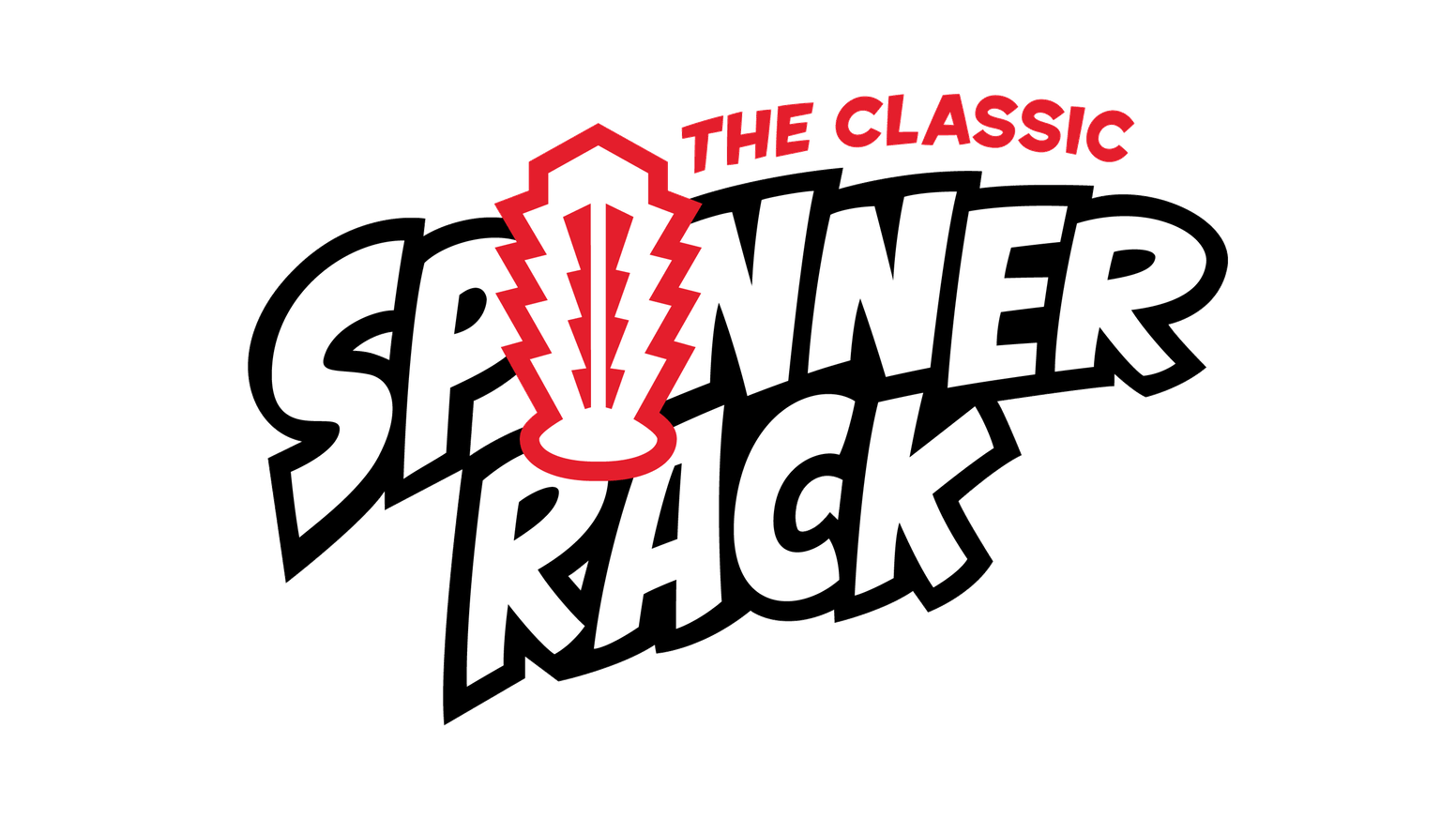 Rack Logo - The Classic Comic Book Spinner Rack by Jim Demonakos — Kickstarter