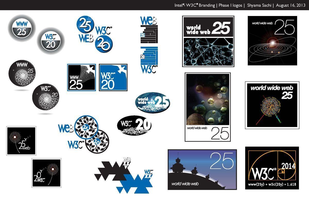 W3C Logo - W3C Anniversary Logo Concepts