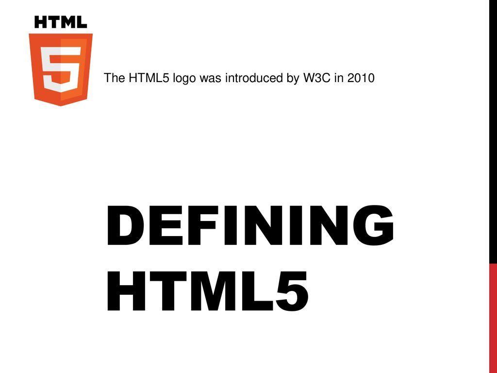 W3C Logo - The HTML5 logo was introduced by W3C in 2010