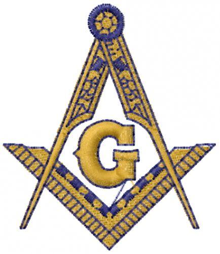 Masonic Logo - Masonic Emblem Embroidery Design