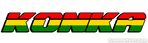 Konka Logo - Ghana Logo. Free Logo Design Tool from Flaming Text