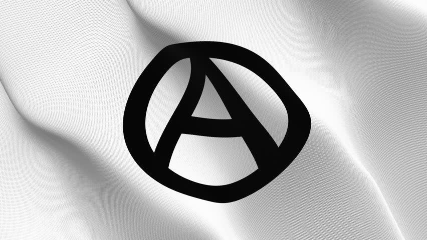 Anarchy Logo - Anarchy Logo Symbol Flag Waving Stock Footage Video (100% Royalty-free)  27612331 | Shutterstock