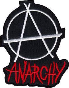 Anarchy Logo - Details About 19357 Anarchy A Logo Anti Authority Punk Rock Anarchist Iron Sew On Patch Badge