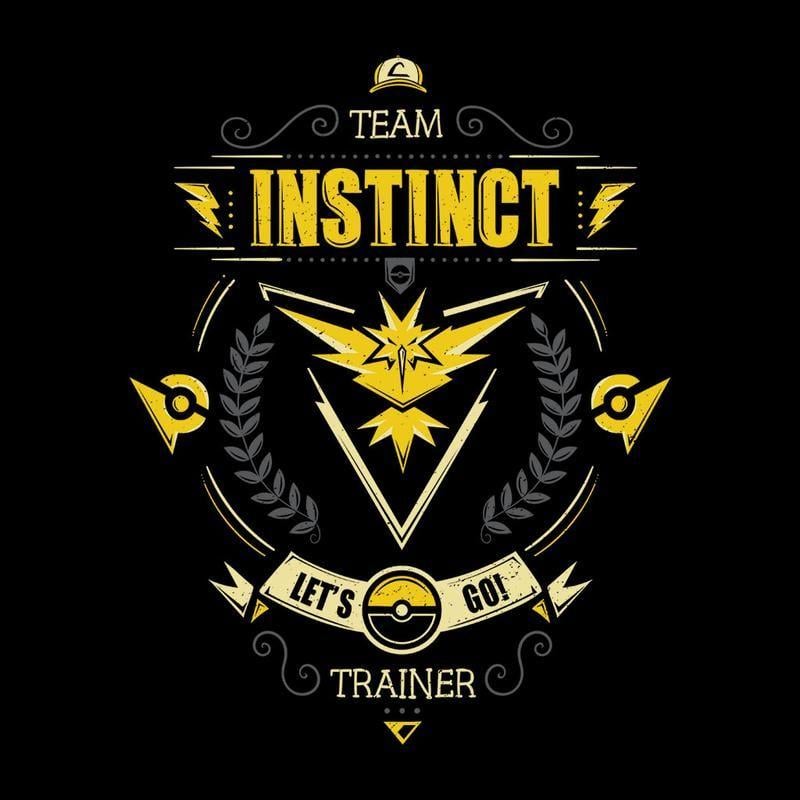 Zapdos Logo - Team Instinct Zapdos Pokemon Go Men's Varsity Jacket