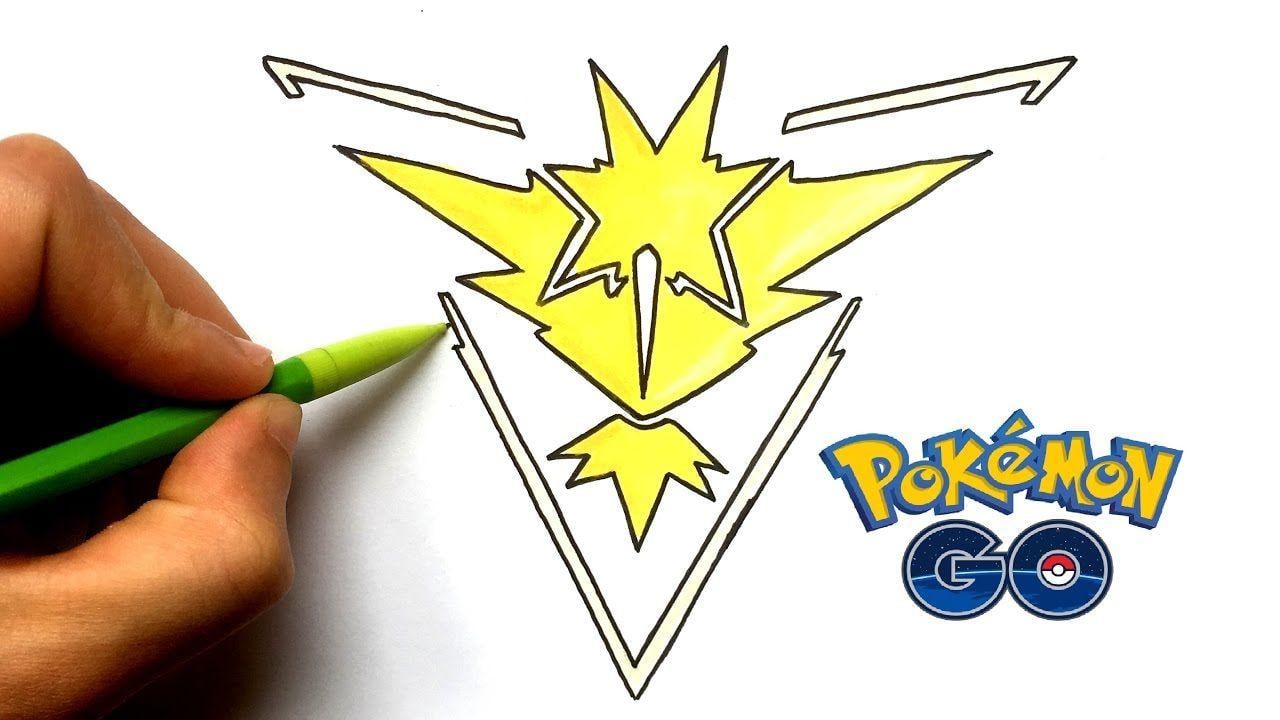 Zapdos Logo - Draw Zapdos Logo - Pokémon Go