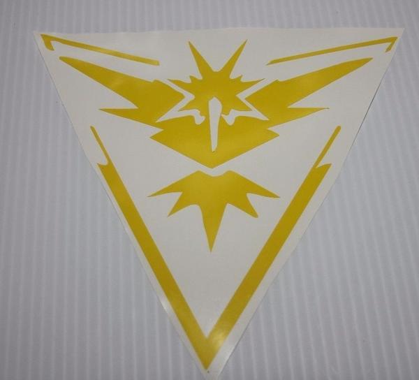 Zapdos Logo - Pokemon Go Team Logo Decal INSTINCT Zapdos Decal Sticker Large Sizes Avalable