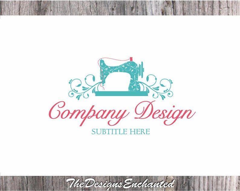 Sewig Logo - Premade Logo Design and Watermark Sewing Logo Cute Logo Sewing Machine Logo  Elegant Logo Custom Logo Business Logo Logo Designer