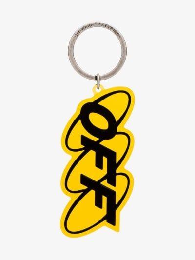 Off Logo - Yellow logo keyring