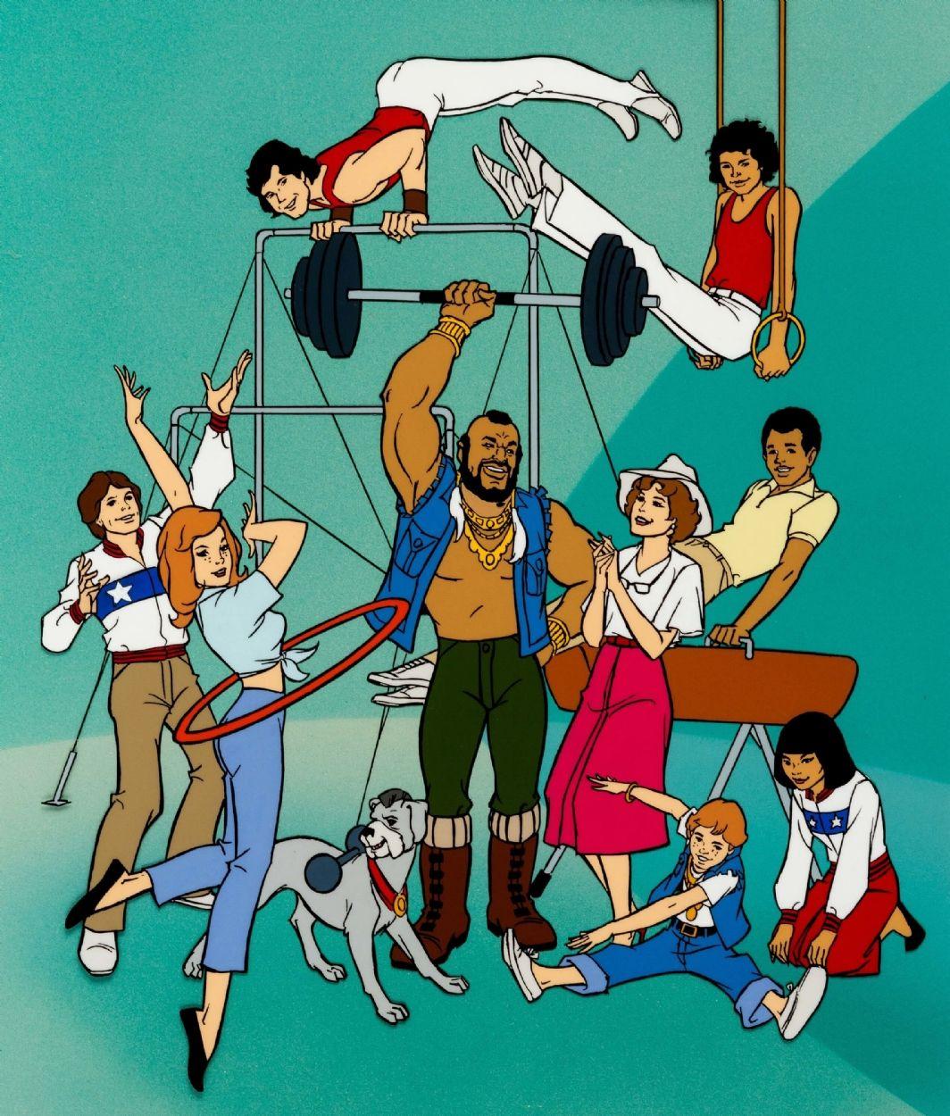 Ruby-Spears Logo - Mr. T & The T Force Publicity Cel Ruby-Spears, 1983, in Carini Art ...