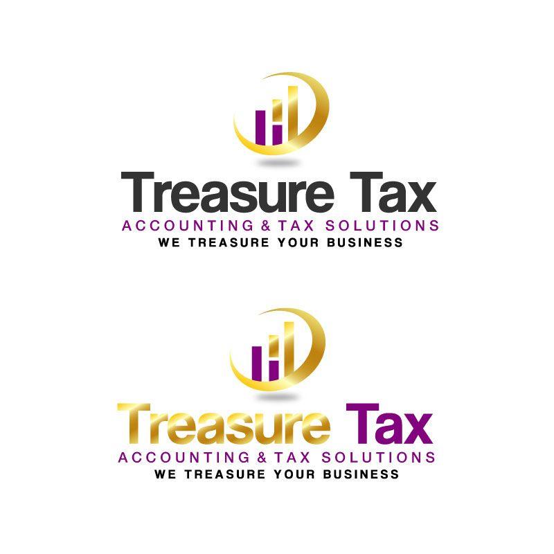 Tax Logo - Serious, Modern, Accountant Logo Design for Treasure Tax