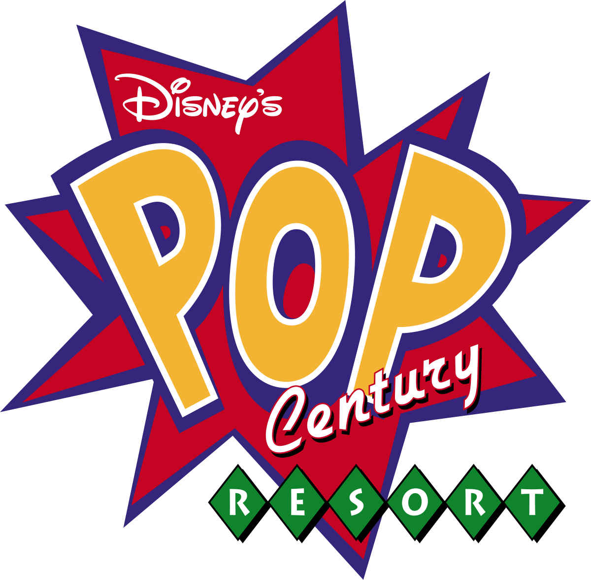 Disney Resorts and Parks Logo - Disney's Pop Century Resort