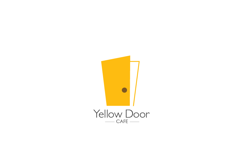 Door Logo - Yellow Door Cafe Logo Designs for Yellow Door Cafe