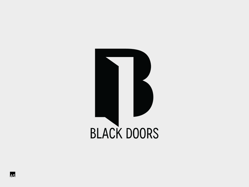 Door Logo - Black Doors | Design Inspiration | Interior logo, Logos design ...