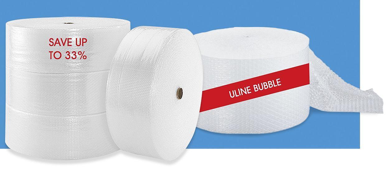 Uline Logo - Economy Air Bubble Wrap Rolls in Stock