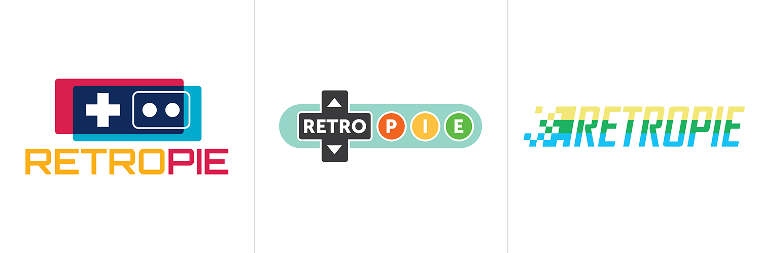 RetroPie Logo - Retropie Logos Triple 2