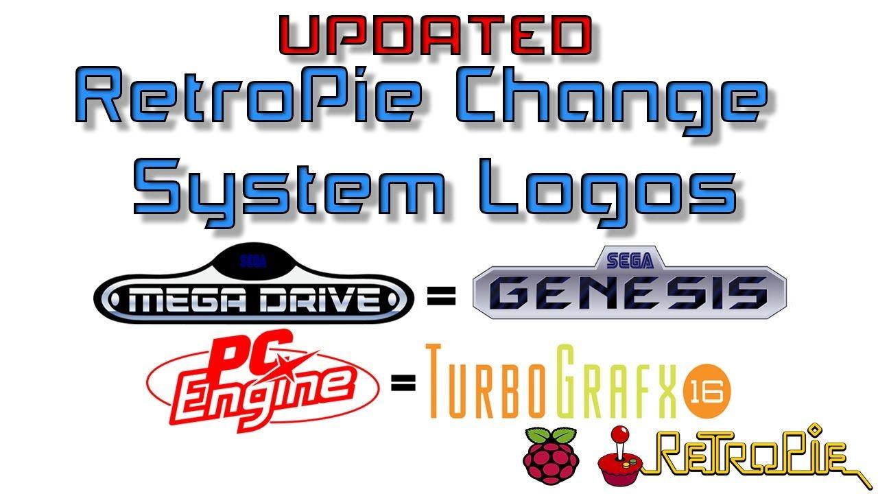 RetroPie Logo - “UPDATED RetroPie Change System Logos Mega Drive To Genesis And PC Engine To TurboGrafx 16