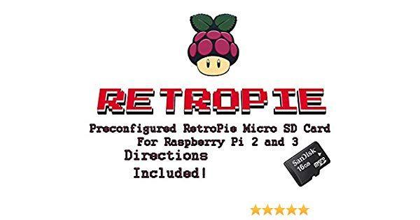 RetroPie Logo - 16GB RetroPie Micro SD Card for Raspberry Pi 2 & Pi 3