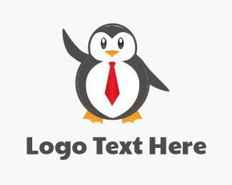 Panguin Logo - Business Penguin Logo